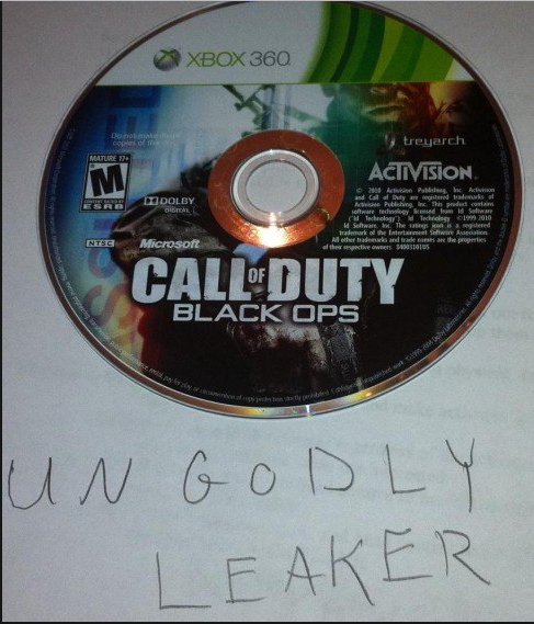 Cod Black ops Disk (PIC) - XboxMB - Xbox Message Boards
