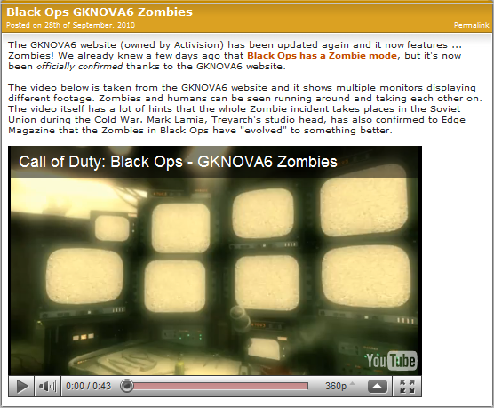 Black Ops L96aw. Zombies in Black Ops have
