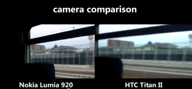 Lumia 920 vs. HTC Titan II, Video Sample