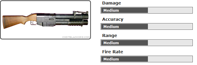 The CHINA LAKE GRENADE LAUNCHER is a pump-action grenade launcher which can 