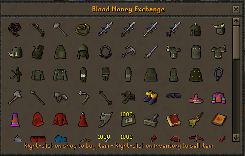 Blood Money Shop