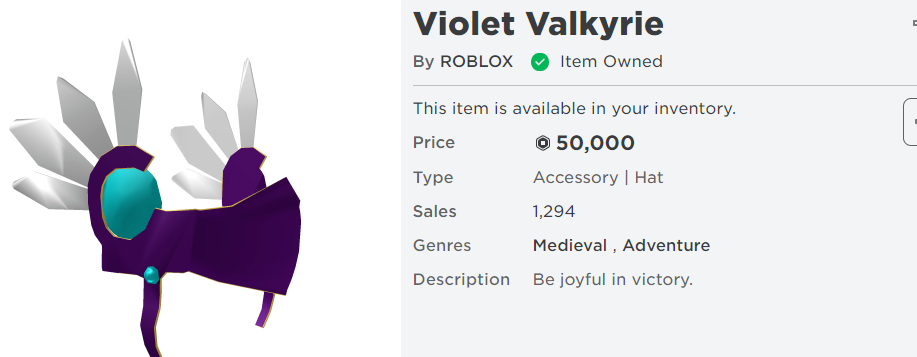 Roblox Offsale Items