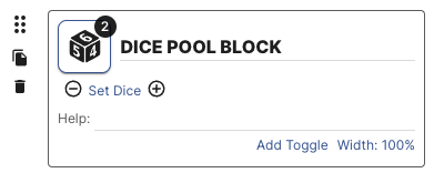 Dice Pool Block