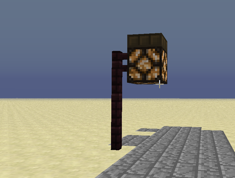 Street Lights A Reality Redstone, How To Make Street Lamps In Minecraft