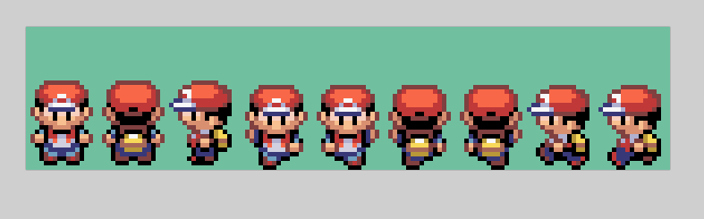 How to make new overworld sprites