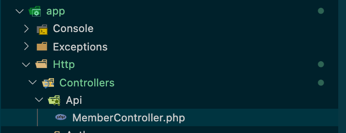 LaravelでAPIコントローラーの作成