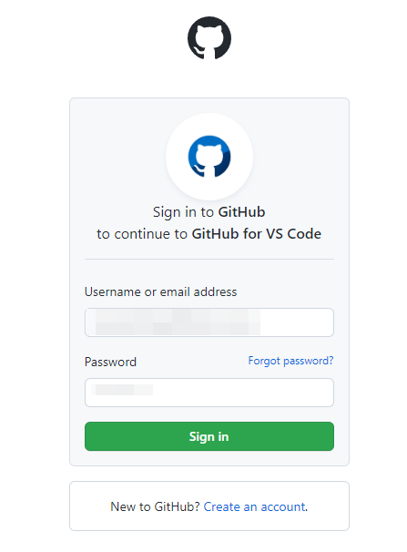 VSCodeでGitHubにサインインする