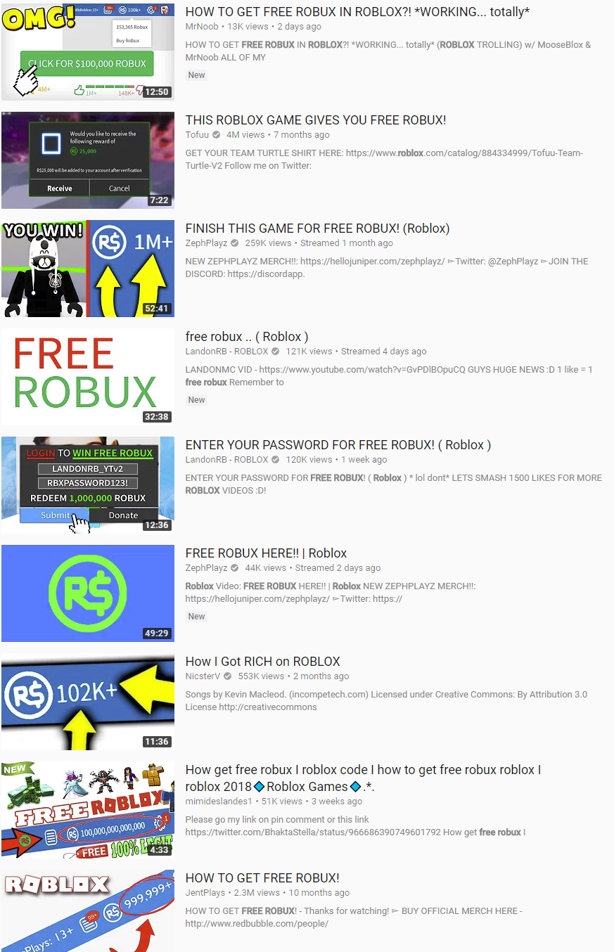 This Scam Is An Ad On Youtube Roblox